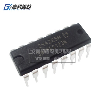 高科美芯云野IC集成电路SN74LS123N DIP16直插多谐振荡器（一个）