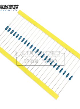 电阻元件高科美芯1/4W四分之一W金属膜电阻0.25W 80K （100个）