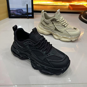 休闲老爹鞋 潮流男鞋 透气网面运动鞋 百搭厚底增高时尚 2025新款 夏季