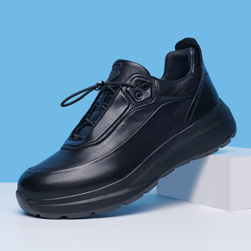 广州品牌男鞋真皮休闲皮鞋