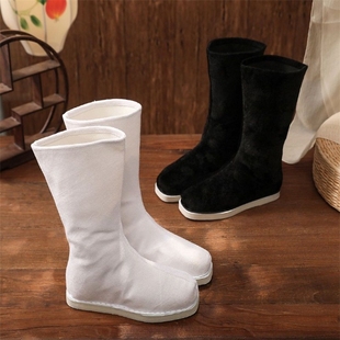 汉服鞋男古装鞋子增高长靴汉服靴女古风皂靴古装靴侠客中国风靴子