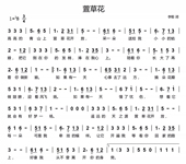 你好李焕英主题曲 高清电子谱 萱草花 简谱单旋律歌唱谱带歌词