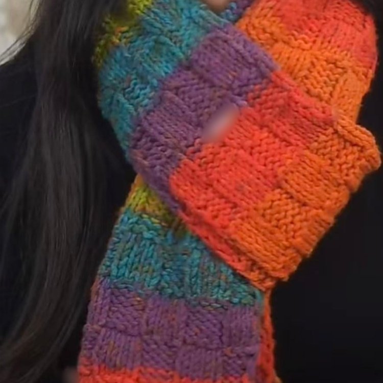雪妃尔炫彩材料包围巾手工diy编织钩针精灵帽子滟秋网红同款颜色