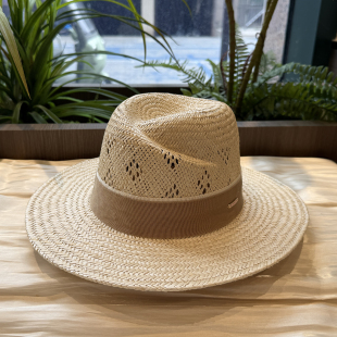 百搭度假编织帽子优雅气质 防晒遮阳帽时尚 法式 镂空草帽女夏季