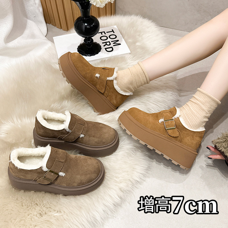 小码女鞋313233真皮加绒勃肯鞋厚底增高保暖毛毛棉鞋2025冬季外穿,女鞋,勃肯鞋/软木鞋,淘宝优惠券,粉丝福利购,淘宝优惠卷