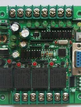 PLC工控板单片机控制板可编程控制器FX2N-10MR SRD24VDC