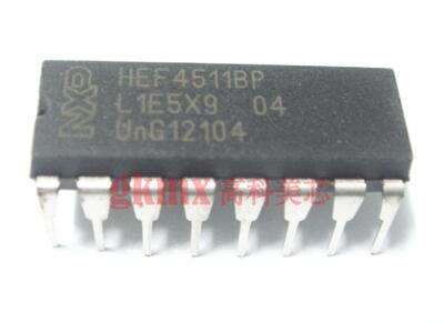 HEF4511BP DIP-16 锁存解码器驱动器 全新