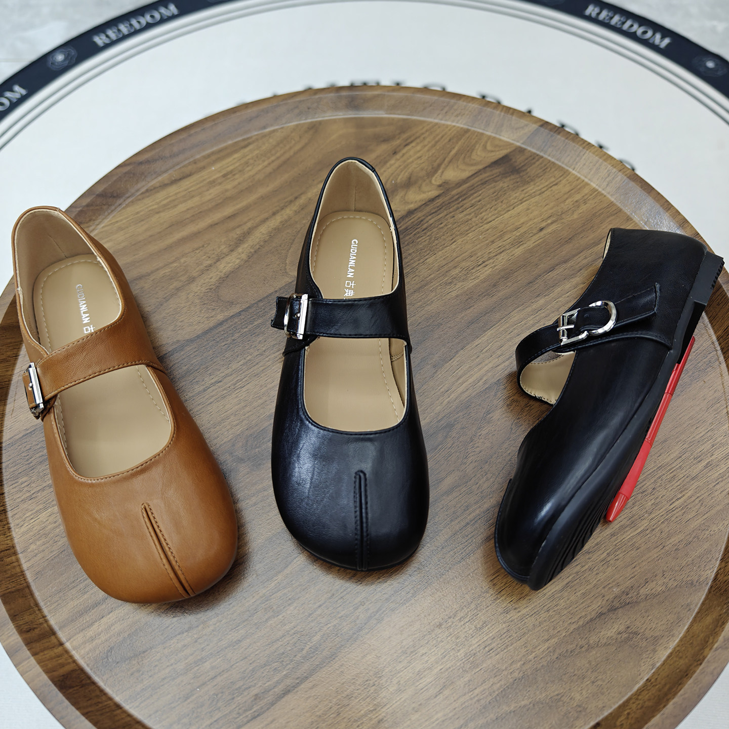 法式复古玛丽珍单鞋女2026新款褶皱方透平底配裙子软底舒适豆豆鞋,女鞋,玛丽珍鞋,淘宝优惠券,粉丝福利购,淘宝优惠卷