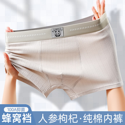 青少年抑菌平角内裤男生