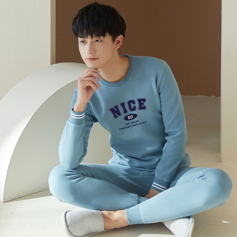 加绒加厚学生青少年冬季保暖内衣