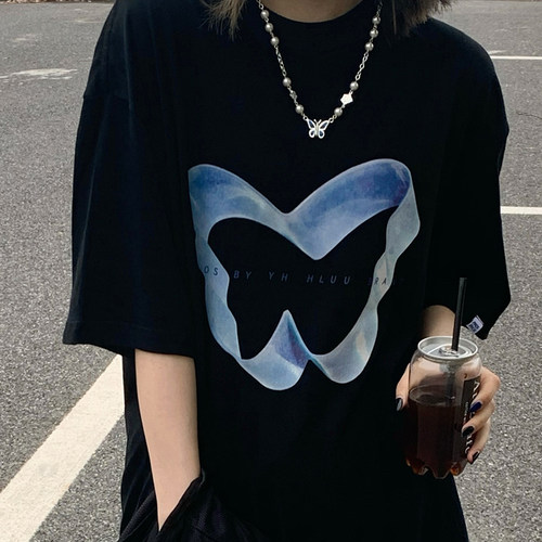 仙元素短袖宽松适中