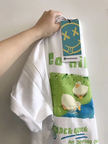 chic港风别致大码短袖t恤女夏