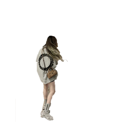 hiphop大码复古灰色薄款卫衣外套