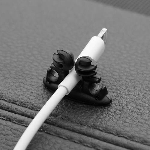 车用理线器充电线夹卡扣粘贴式汽车收纳固定集线神器车内用品大全