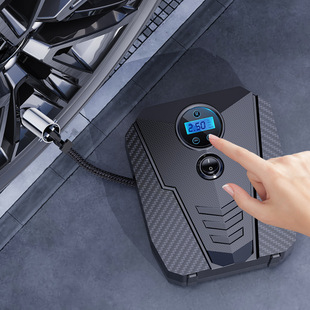 车载充气泵式 车用充气筒电动打气泵小轿车轮胎加气自动充气泵