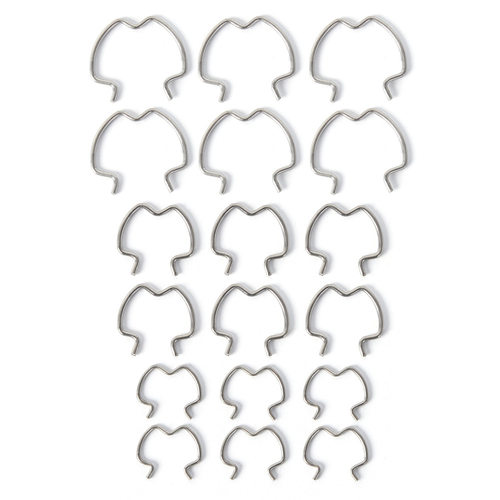 汽车改装用品18个装800-801快速接头夹3/8inch5/8英寸1/2inch