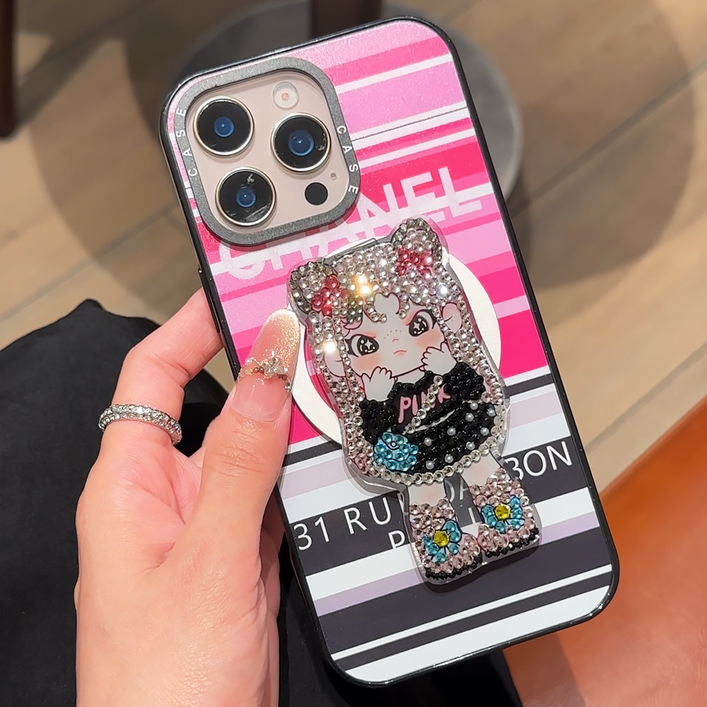 玫红色小香适用于iPhone17promax保护套15pro磁吸苹果16pro高级感14promax女款全包原创
