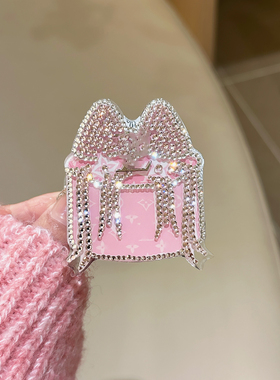 创意点钻轻奢小众老花蛋糕磁吸气囊支架Magsafe强力吸附通用