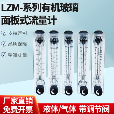 促销浮子流量计液体水 LZM-15T气体可调节水量大小流量计气体