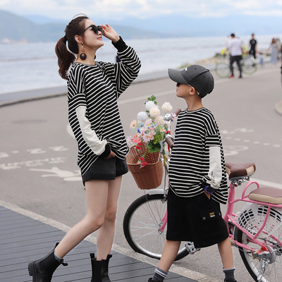 哲思凡宽松T恤亲子装男女童