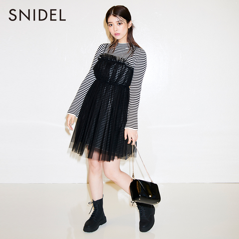SNIDEL2023秋冬新品百搭纯色