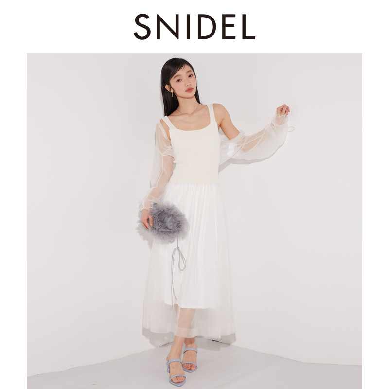 SNIDEL上衣针织连衣裙套装