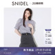SWFB254122 雪纺衬衫 SNIDEL2025秋冬新品 甜美小立领荷叶边泡泡袖