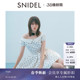 SNIDEL2026春夏新品 连衣裙SWFO261303 气质赫本风翻领腰带收腰短款