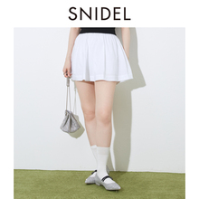 SNIDEL2025秋冬新品简约百搭高腰纯色半身裙A字短裙裤SWFP254060