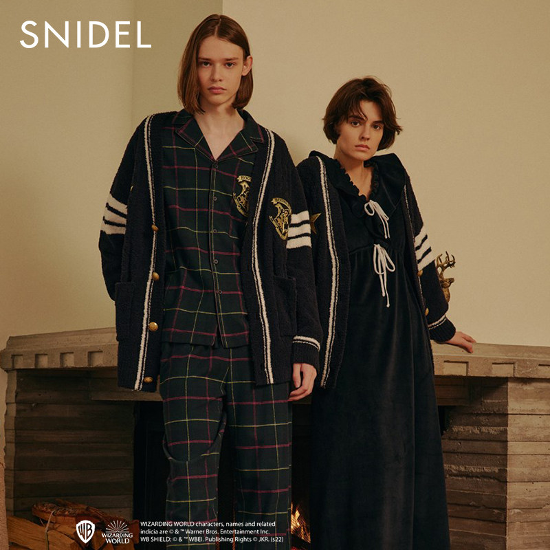 SNIDEL HOME 가을 겨울 여성용 해리포터 콜라보레이션 니트 가디건 SHNT225015