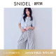 阔腿裤 高腰荷叶边直筒休闲裤 SWFP261233 时尚 SNIDEL2026春夏新品