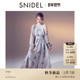 无袖 SNIDEL2025秋冬新品 优雅针织开衫 印花连衣裙两件套SWNO255090