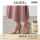 百搭尖头铆钉纯色包头凉鞋 SNIDEL春夏款 时尚 SWGS241615