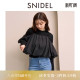 SWNT255130 套装 SNIDEL2025秋冬新品 甜美花苞吊带圆领纯色针织衫