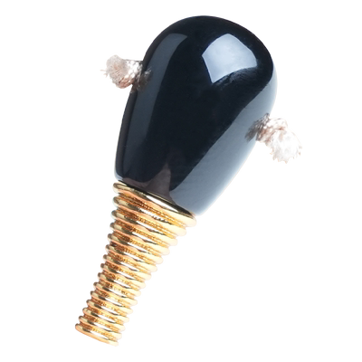 黑玛瑙分体佛头文玩手串配饰