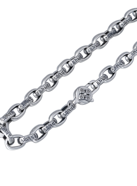 富贵鹿六字真言复古男金刚杵项链