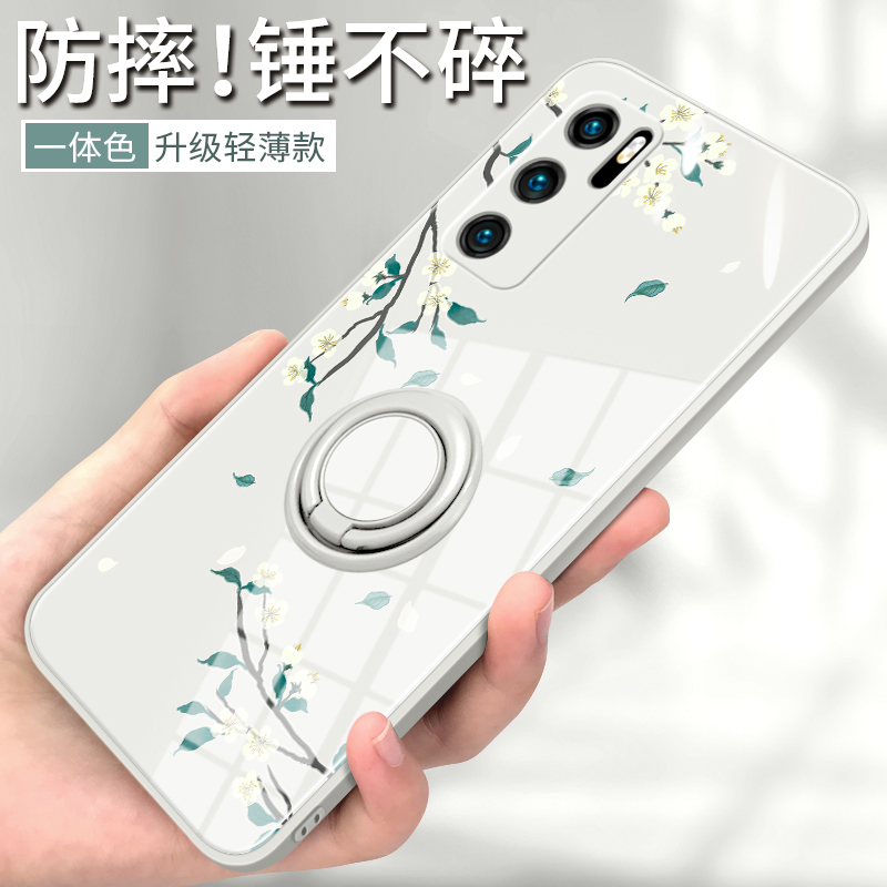 华为p40pro手机壳p40创意女超薄