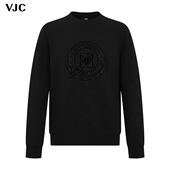 植绒印花休闲长袖 VJC 卫衣舒适莫代尔 男装 时尚 威杰思2025秋季 新款