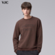 VJC 针织卫衣B24DE1271 潮流长袖 威杰思2025秋冬新款 男装