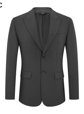 VJC/威杰思2025秋冬新款男装绅士戗驳领长袖西装外套B24DH3513