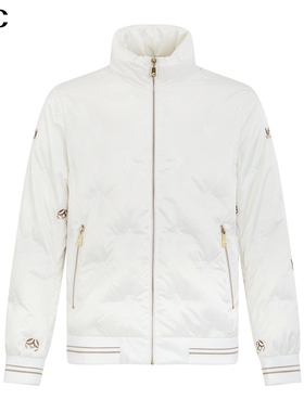 VJC/威杰思2025秋冬新款男装潮流立领保暖羽绒服高端男士外套