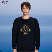 威杰思2025秋冬新款 男装 潮流长袖 VJC 针织毛衫 B24DC2208