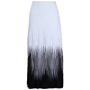 VJC Women's wear special counter Same item fashion temperament summer new pattern black and white Gradient Bouffancy grace knitting skirt