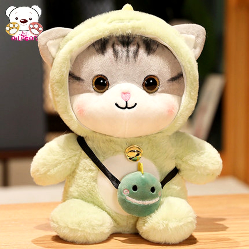 可爱猫咪玩偶睡觉抱小公仔布偶小猫仿真生日礼物女生娃娃毛绒玩具
