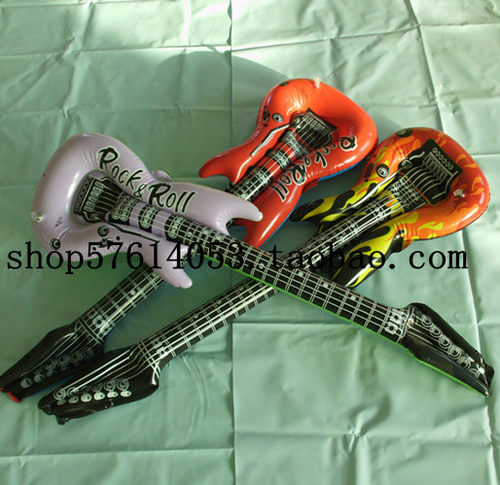 充气乐器吉它创意玩具 校园活动舞台道具大吉它仿真乐器吉他