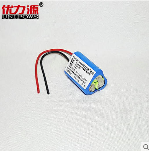 优力源3.6V 2/3AAA电池组强光手电电池组 三角型组合 引线