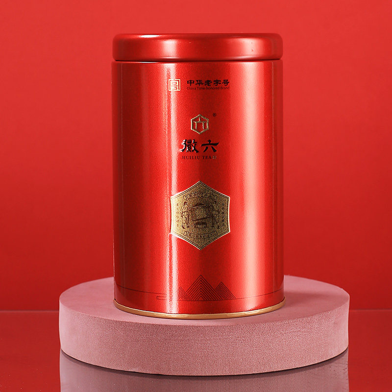 【热销】徽六祁门红茶一级浓香红茶罐装祁红毛峰120g*2