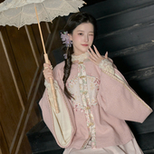 马面裙 素方领外搭新中式 鸢尾日记 清水溪国风明制汉服女改良汉元