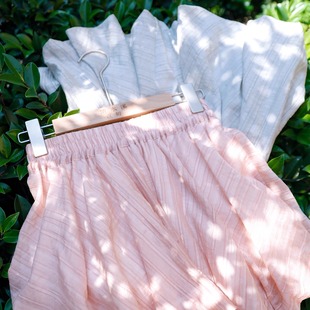 素改良宋制短裤 清水溪汉初国风汉元 夏日穿搭日常 花苞裙 空灵之境