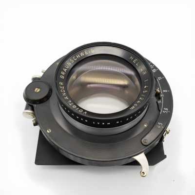 一代名镜 福伦达 海利亚 Heliar 240mm F4.5 经典大画幅相机镜头